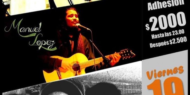 MANUEL LOPEZ, ANGELO ESCOBAR y CACHIVACHE EN LA SERENA,Viernes 19/09 (EN LA FUENTE GRANATE)